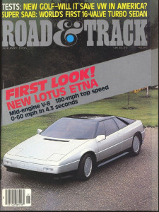 ROAD & TRACK 1985 JAN - ETNA, GOLF, PANTHER SOLO